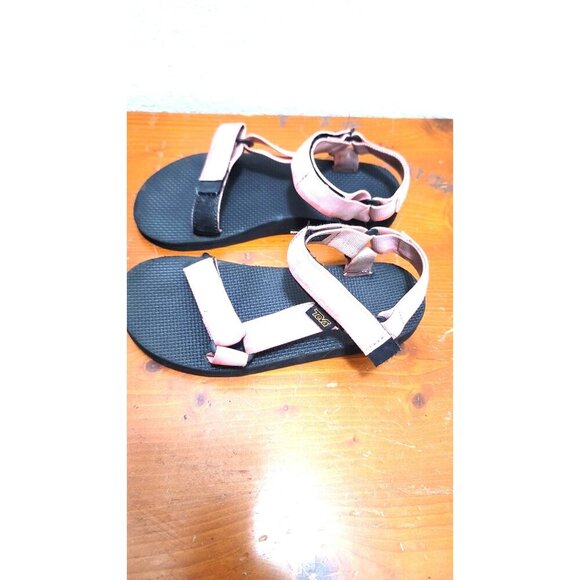 Teva Kids Pink & Black Outdoor Sandals Size 5 - Picture 3 of 8